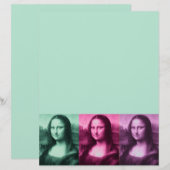 モナ・リザ　緑　ピンク　紫 (正面/裏面)