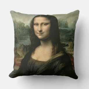 モナ・リザ、c.1503-6 (パネルの油) クッション