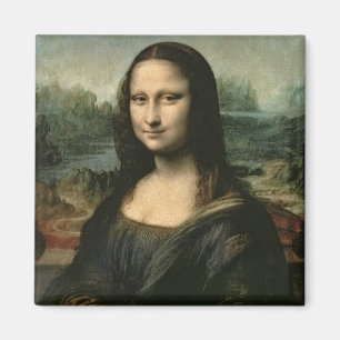 モナ・リザ、c.1503-6 (パネルの油) マグネット