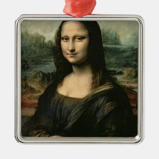 モナ・リザ、c.1503-6 メタルオーナメント (正面)