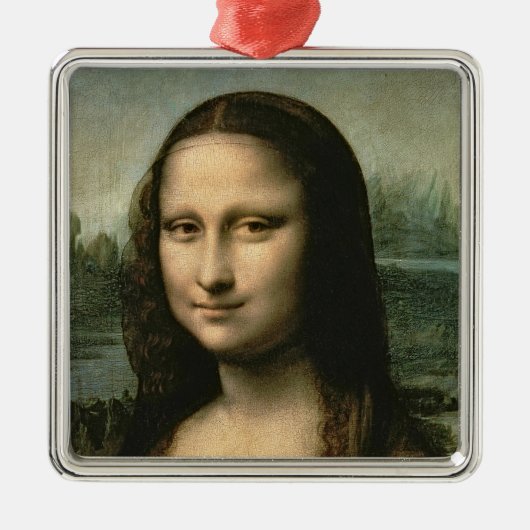 モナ・リザ、c.1503-6 メタルオーナメント (正面)