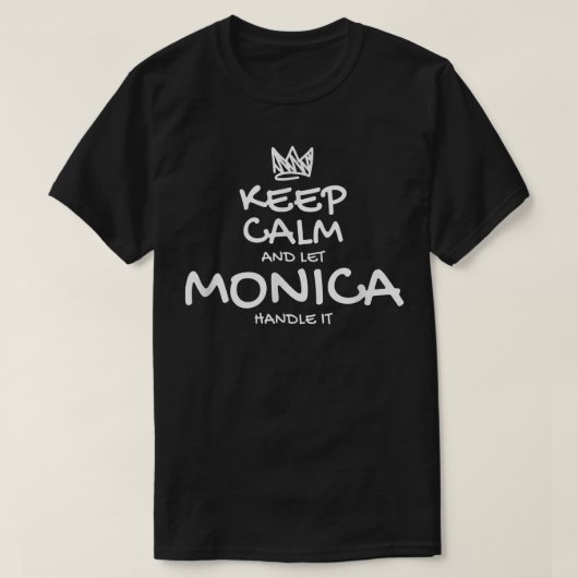 モニカ保カルメパーソナライズされたンフライアン Tシャツ (デザイン正面)
