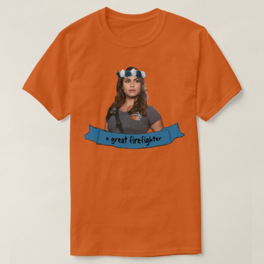 モニカ・レイムンド・シカゴ火災 Tシャツ (デザイン正面)