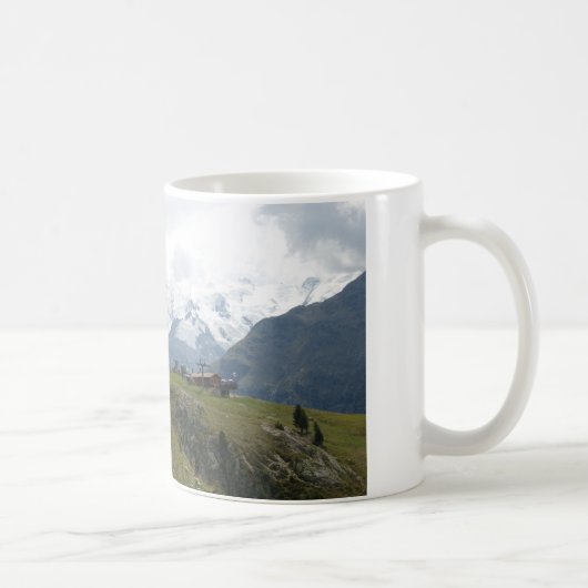 モニカHuenのwegの遅れのアルプス2008 070 コーヒーマグカップ (右)