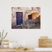 モニタリ修道院ローデス島，ギリシャ ポスター (キッチン)