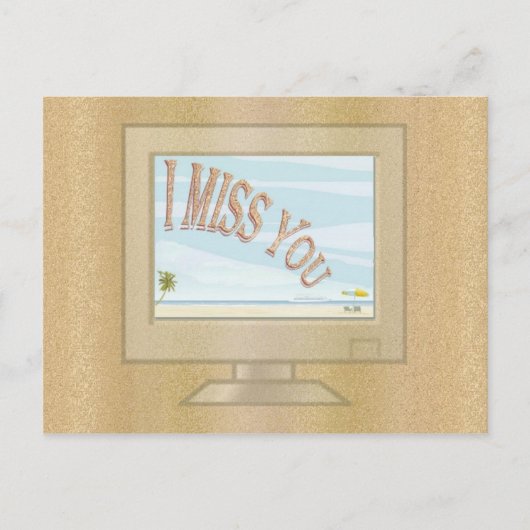 モニター夏のご挨拶 ポストカード (正面)