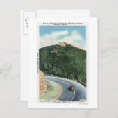 モニュメンタル・ハイウェイのヘアピンカーブ ポストカード (正面/裏面)