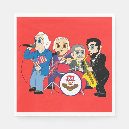 モニュメンタル・ロック スタンダードランチョンナプキン (正面)