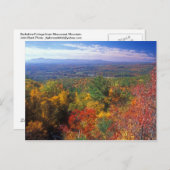 モニュメントの山の葉のビュー ポストカード (正面/裏面)