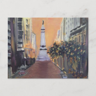 モニュメントサークル – インディアナポリス,インディアナ ポストカード