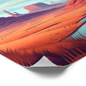 モニュメントバレーの美しい日 ポスター (角)