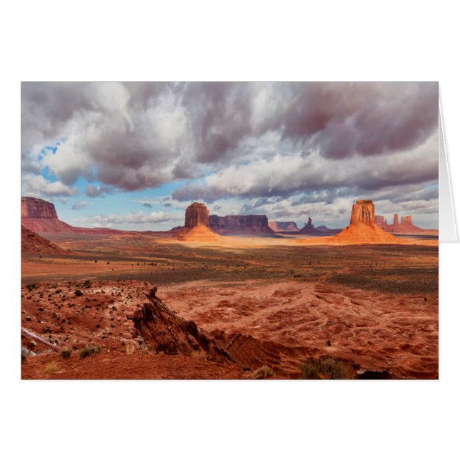 モニュメントバレーの風景、AZ (正面横)