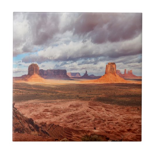 モニュメントバレーの風景、AZ タイル (正面)