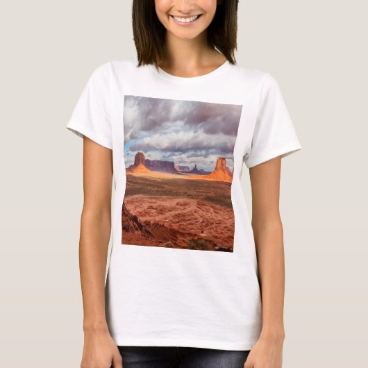 モニュメントバレーの風景， AZ Tシャツ (正面)
