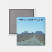 モニュメントバレーへの道 マグネット (正面/裏面)