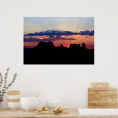 モニュメントバレーアットサンライズ ポスター (キッチン)