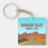 モニュメントバレーアリゾナユタヴィンテージ キーホルダー (正面)