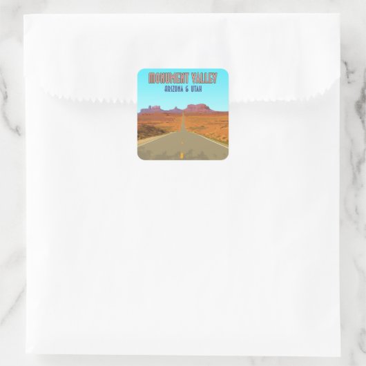 モニュメントバレーアリゾナユタヴィンテージ スクエアシール (バッグ)