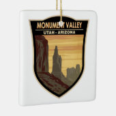 モニュメントバレーアリゾナユタヴィンテージ セラミックオーナメント (右)