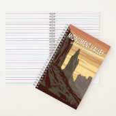 モニュメントバレーアリゾナユタヴィンテージ ノートブック (内側)