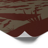 モニュメントバレーアリゾナユタヴィンテージ ポスター (角)