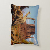 モニュメントバレーアリゾナ南西部アクセント枕 アクセントクッション (裏面(縦))
