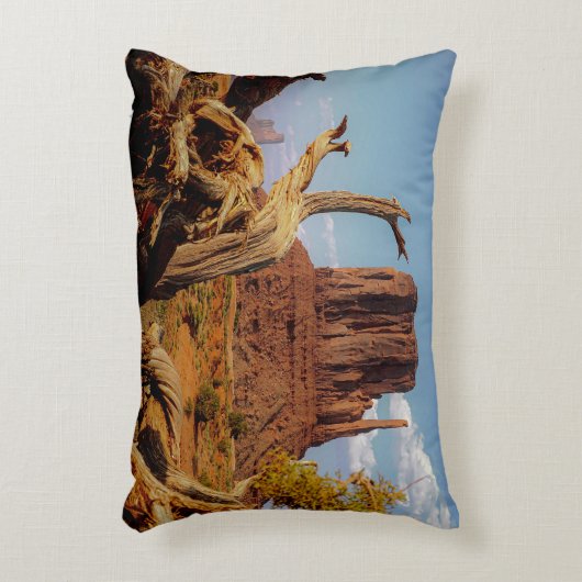 モニュメントバレーアリゾナ南西部アクセント枕 アクセントクッション (正面(垂直))