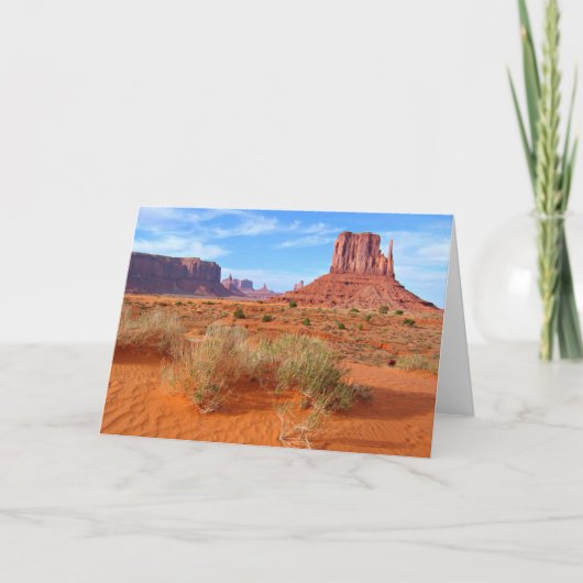 モニュメントバレーアリゾナ カード (正面)