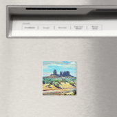 モニュメントバレーオールドウェストヴィンテージ マグネット (インサイチュ (食洗機))