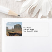 モニュメントバレーカウボーイ ラベル (インサイチュ)