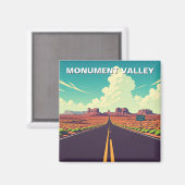 モニュメントバレートラベルナバジョネイションパステル マグネット (正面/裏面)