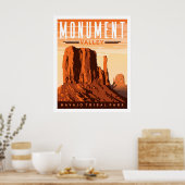 モニュメントバレートラベルポスターウォールアートプリント ポスター (キッチン)