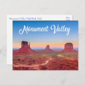 モニュメントバレーナバジョトライバルパークユタUSA ポストカード (正面/裏面)