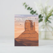 モニュメントバレーナバジョトライバルパークヴィンテージ ポストカード (スタンド正面)