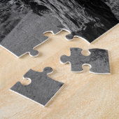 モニュメントバレーブラックアンドホワイト ジグソーパズル (側面)