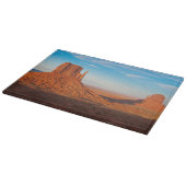 モニュメントバレーユタ砂漠のミッテンスのパノラマ カッティングボード (角)