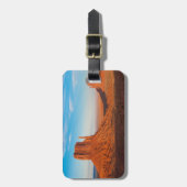 モニュメントバレーユタ砂漠ミッテンズインパノラマ ラゲッジタグ (正面縦)