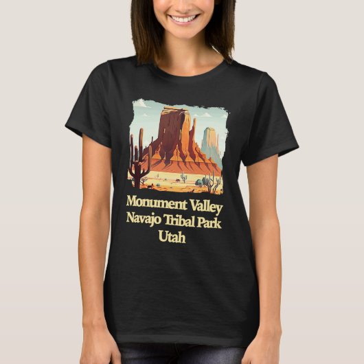 モニュメントバレーユタ1 Tシャツ (正面)