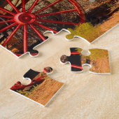 モニュメントバレーユタ。クリスマスグリーティング ジグソーパズル (側面)