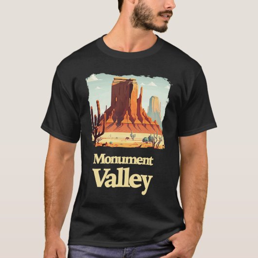 モニュメントバレーユタ Tシャツ (正面)