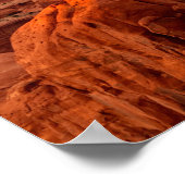 モニュメントバレー風光明媚なアリゾナ ポスター (角)