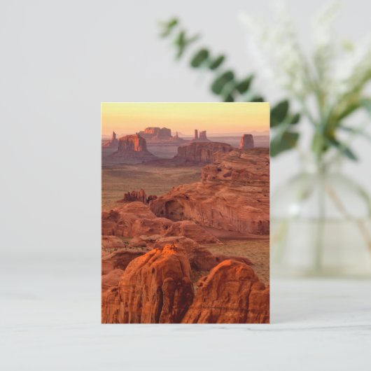 モニュメントバレー風光明媚なアリゾナ ポストカード (スタンド正面)