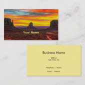 モニュメントバレー3名刺 名刺 (正面/裏面)