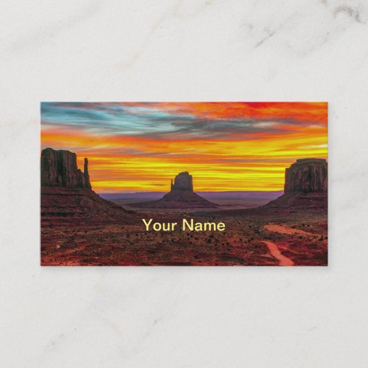 モニュメントバレー3名刺 名刺 (正面)