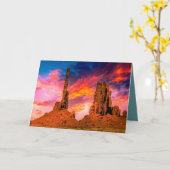 モニュメントバレー カード (黄色い花)