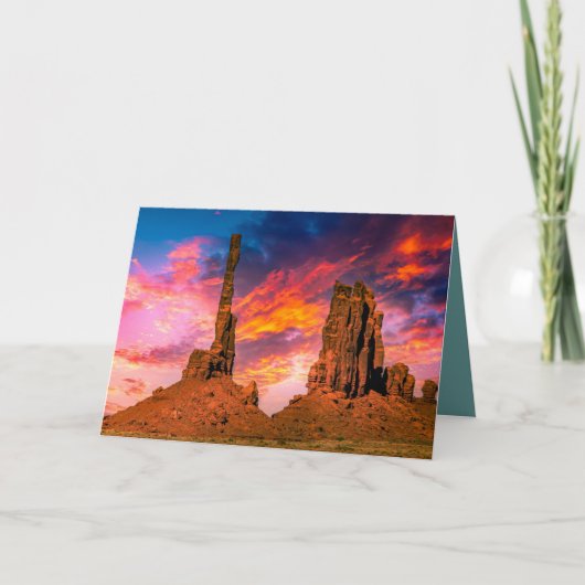 モニュメントバレー カード (正面)