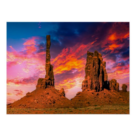 モニュメントバレー ポスター (正面)