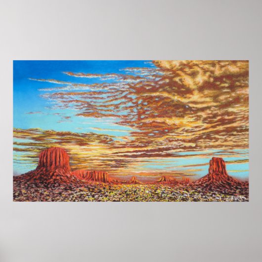 モニュメントバレー ポスター (正面)