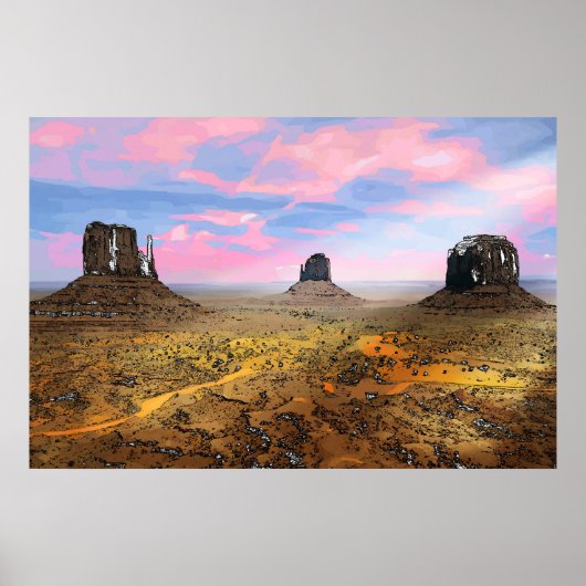 モニュメントバレー ポスター (正面)