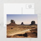 モニュメントバレー ポストカード (正面/裏面)